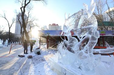 第三屆&ldquo;華德杯&rdquo;全國青年專(zhuān)業(yè)冰雕大賽冰城收官
