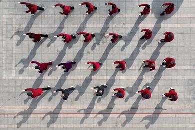 &ldquo;武林高手&rdquo;同獻藝 傳統武術(shù)慶新春