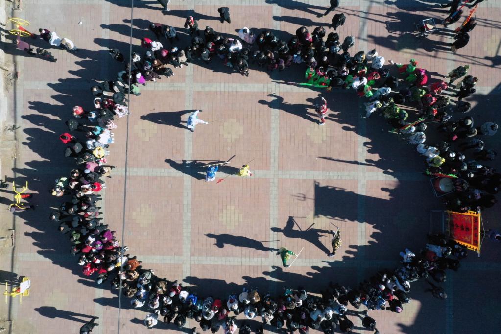 河北豐寧：非遺&ldquo;黃旗武會(huì )&rdquo;迎元宵