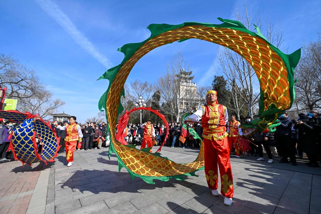 新華全媒+丨特色民俗活動(dòng)迎&ldquo;春龍&rdquo;