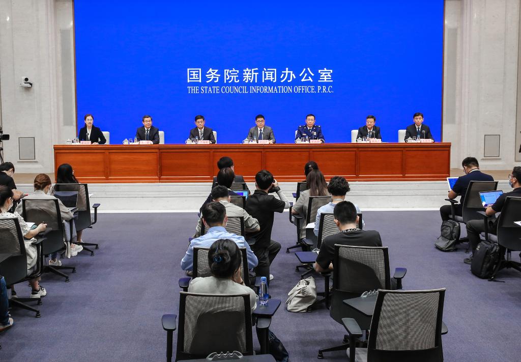 國新辦舉行防汛抗旱工作情況國務(wù)院政策例行吹風(fēng)會(huì )