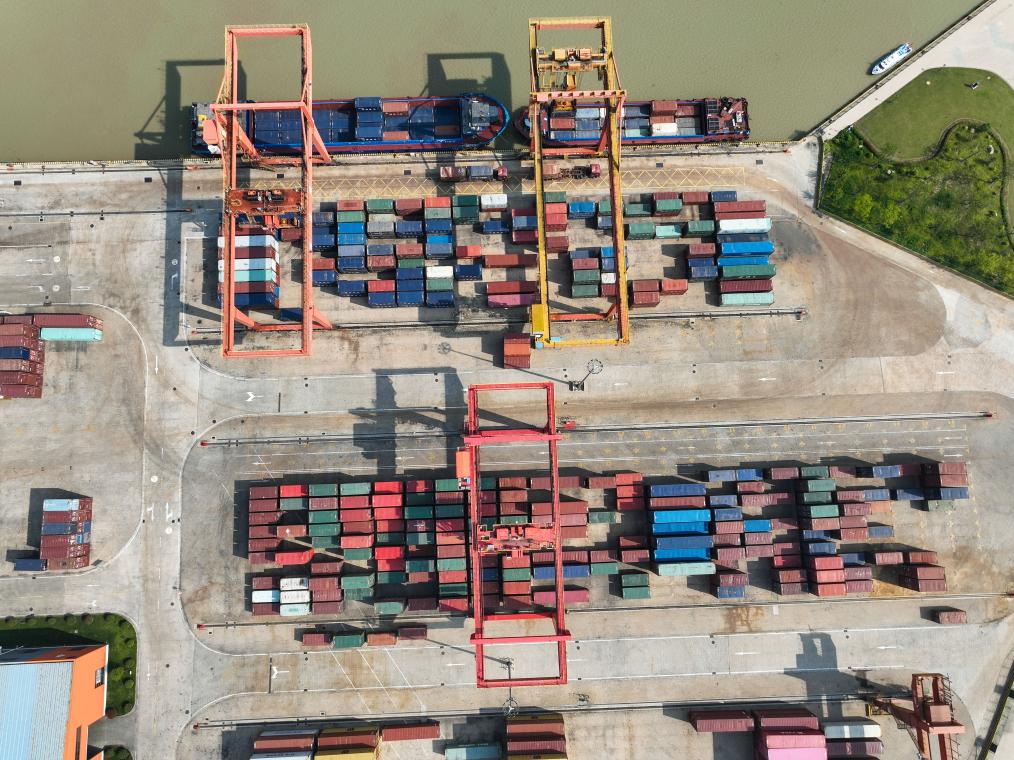 運河宿遷港1至8月集裝箱吞吐量突破15萬(wàn)標箱