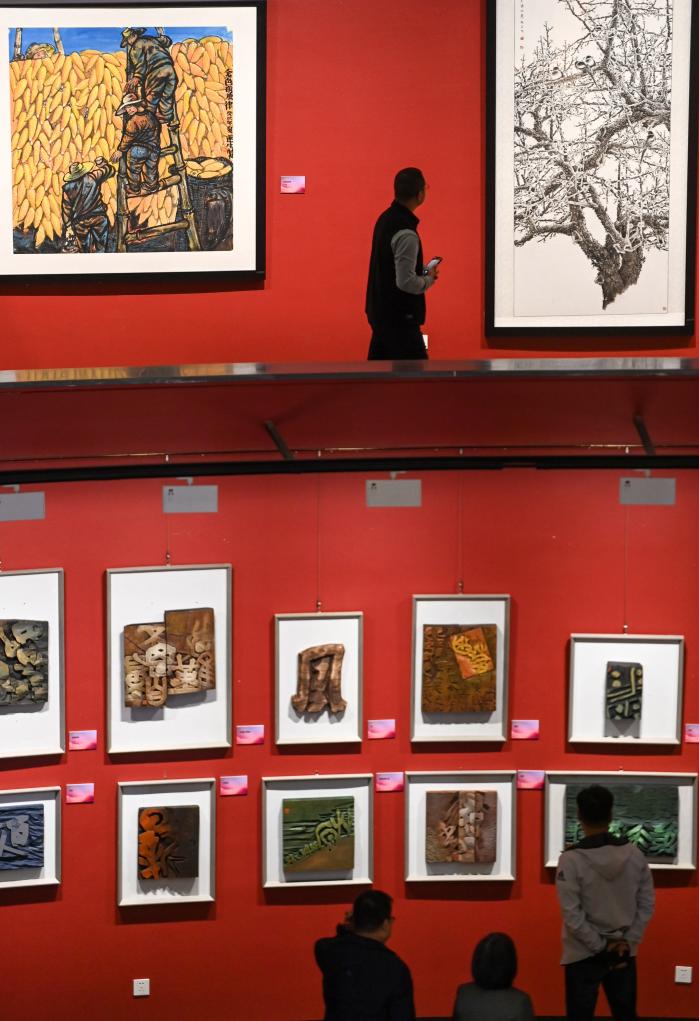 &ldquo;今日絲綢之路國際美術(shù)邀請展&rdquo;西安開(kāi)幕