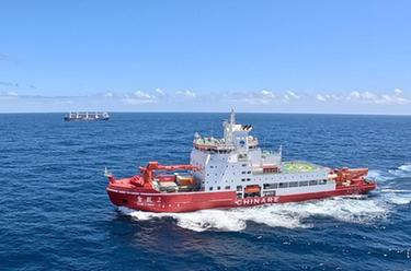 第40次南極考察丨&ldquo;雪龍2&rdquo;號和&ldquo;天惠&rdquo;輪結伴穿越西風(fēng)帶