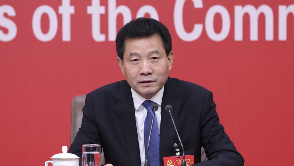 徐啟方在記者招待會(huì )上