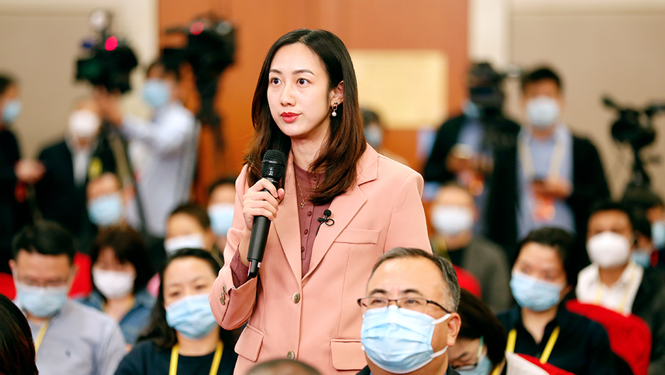 鳳凰衛視記者提問(wèn)