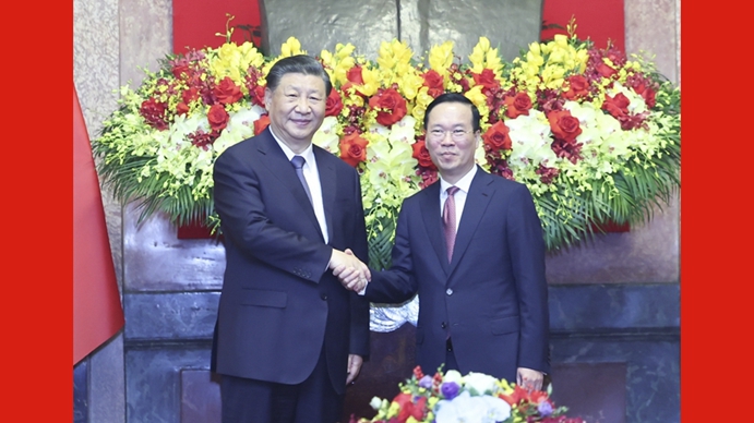 習近平同越南國家主席武文賞舉行會(huì )談